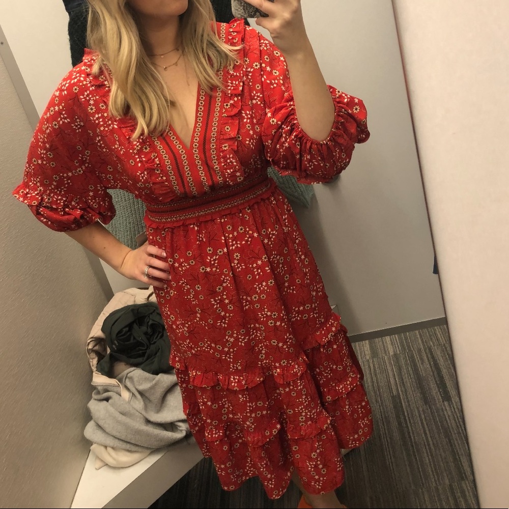 Flowy floral dress